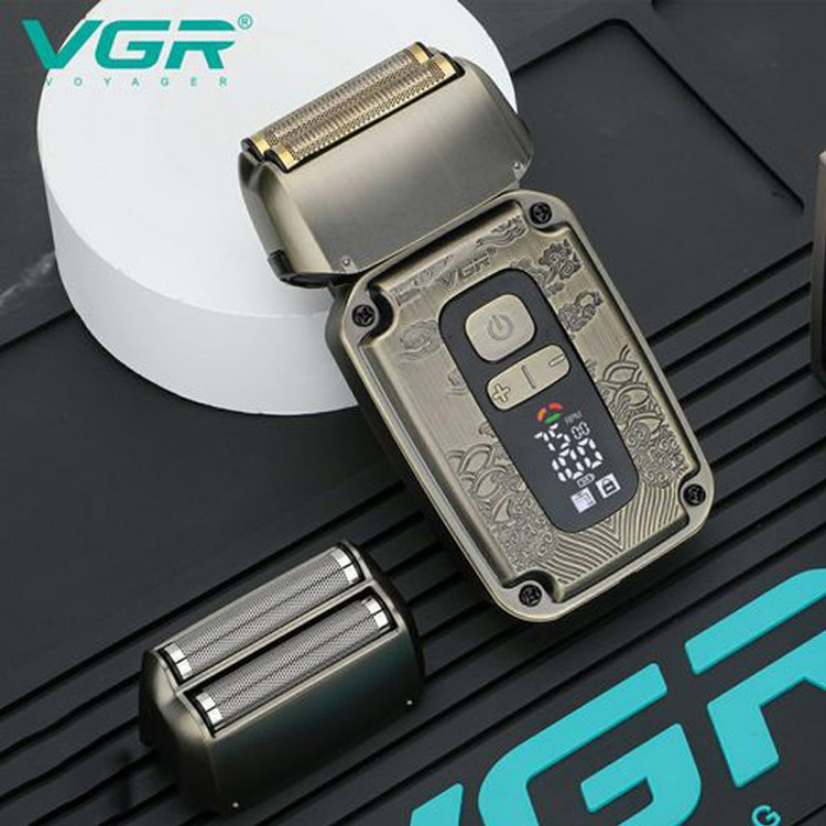 نمای جانبی شیور شارژی وی جی آر V-337