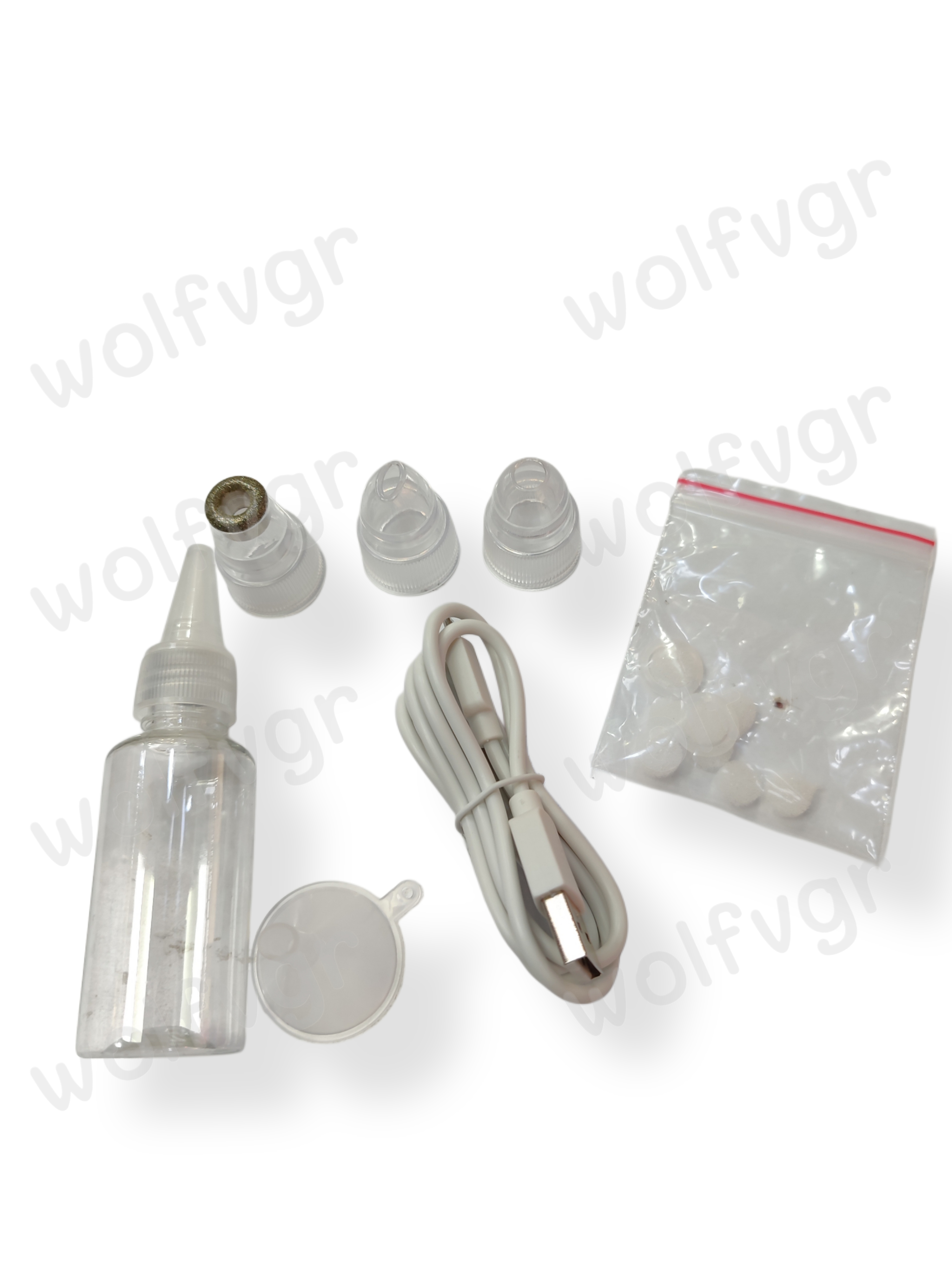 نمای جانبی سری الماسی میکرودرم DSP 70165 هنگام اتصال به دسته دستگاه