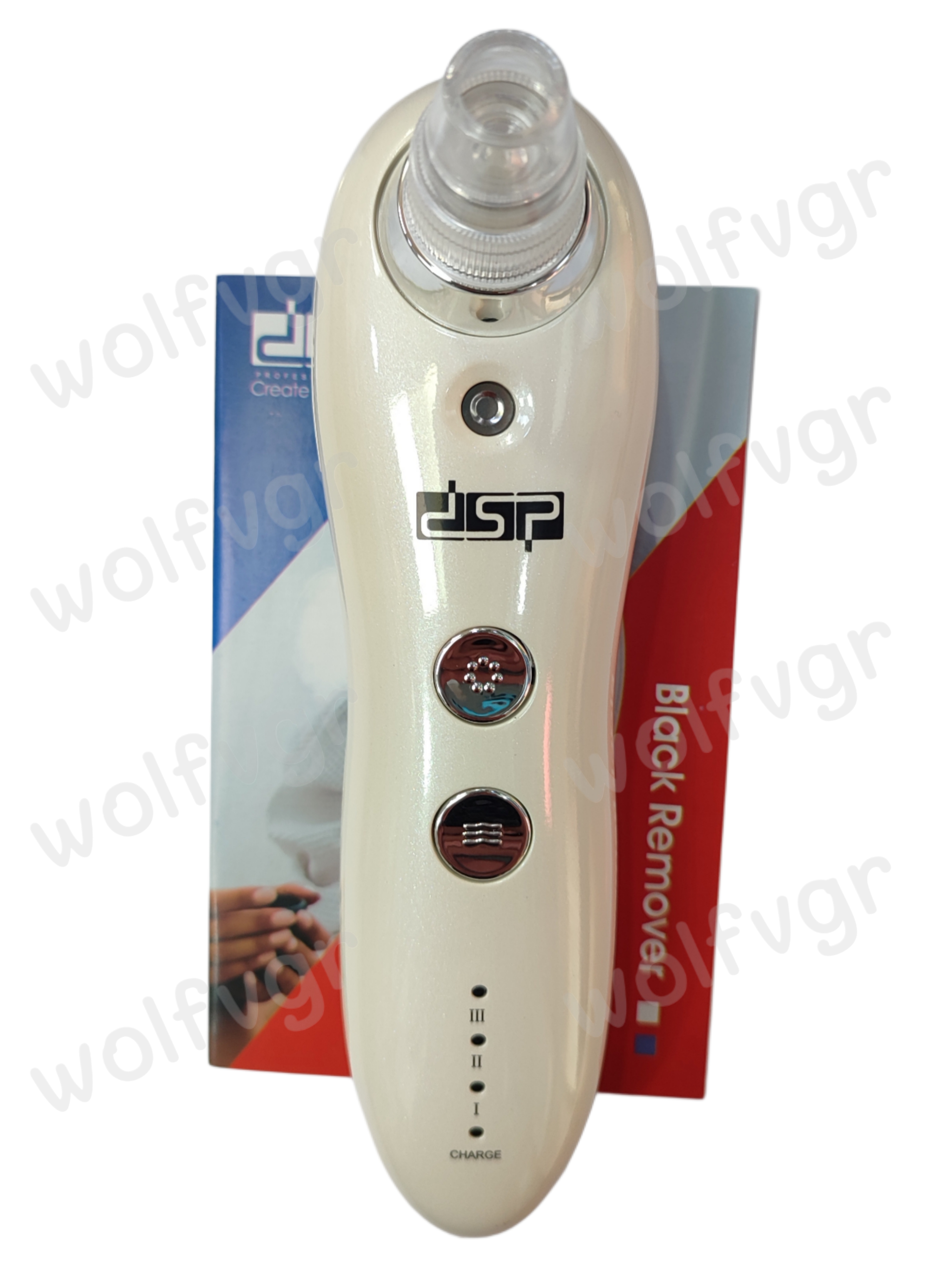 میکرودرم سهکاره DSP 70165 با دسته بنفش و سریهای استوانهای برای پوست