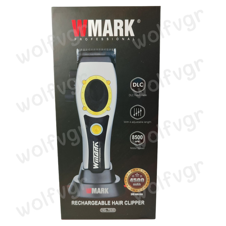 نمای نزدیک تیغه 9CR18 استیل با تیغه متحرک سرامیکی کلیپر NG-7030