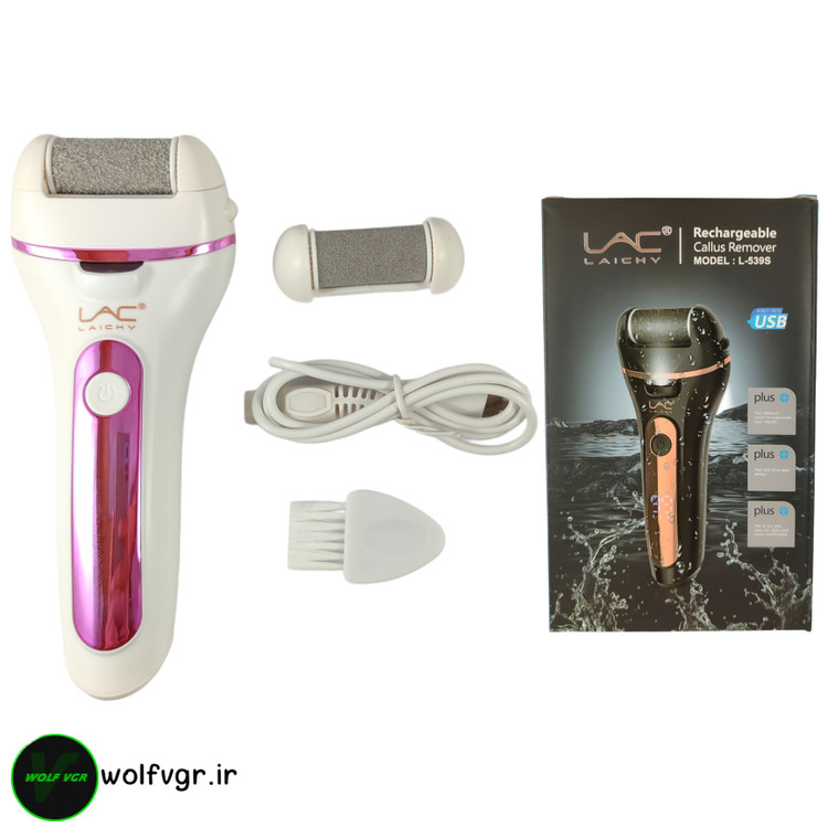 سنگ پا شارژی لایچی مدل L‑539S – مراقبت پا با طراحی زیبا