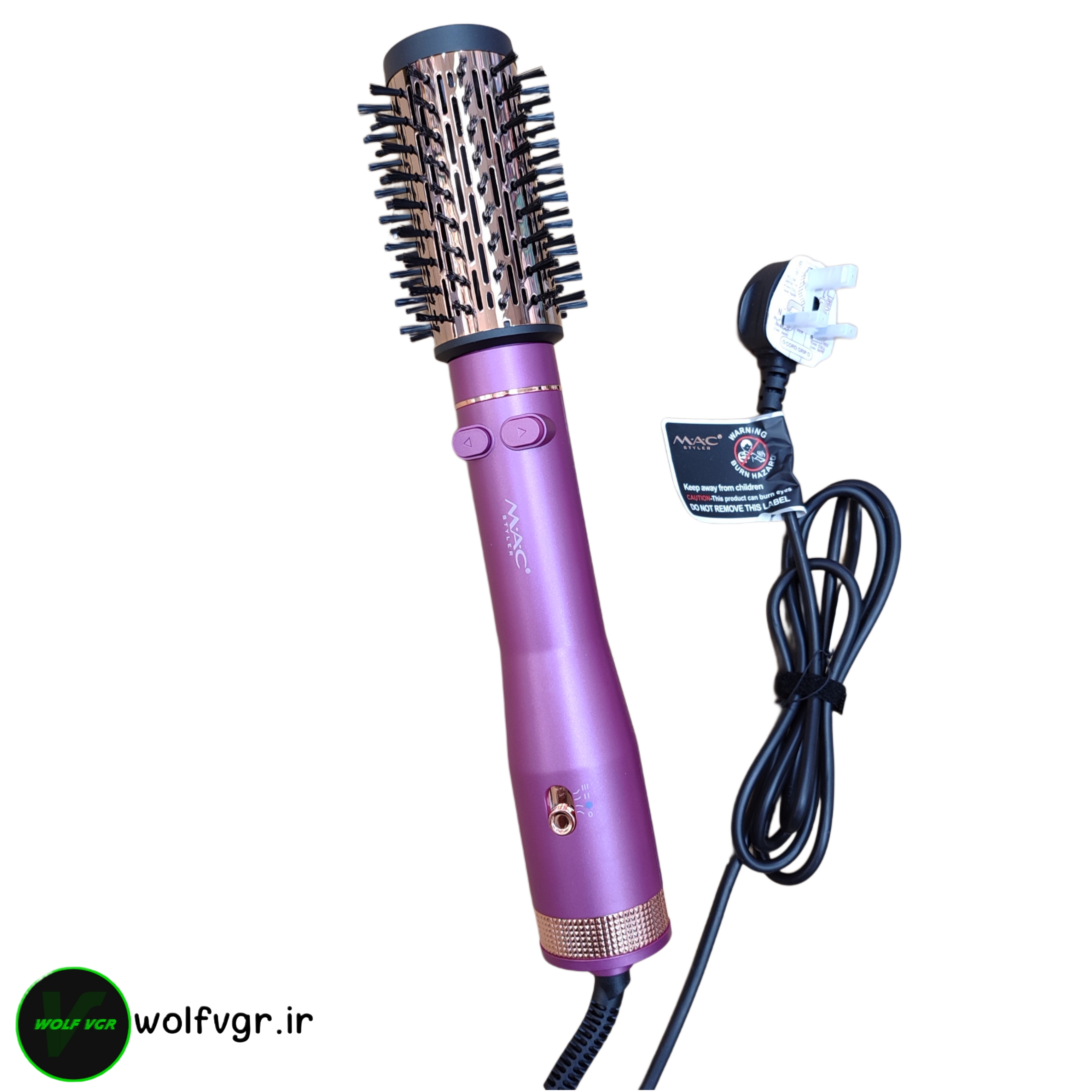 طراحی سبک و خوش‌دست سشوار مک استایلر مدل 1514