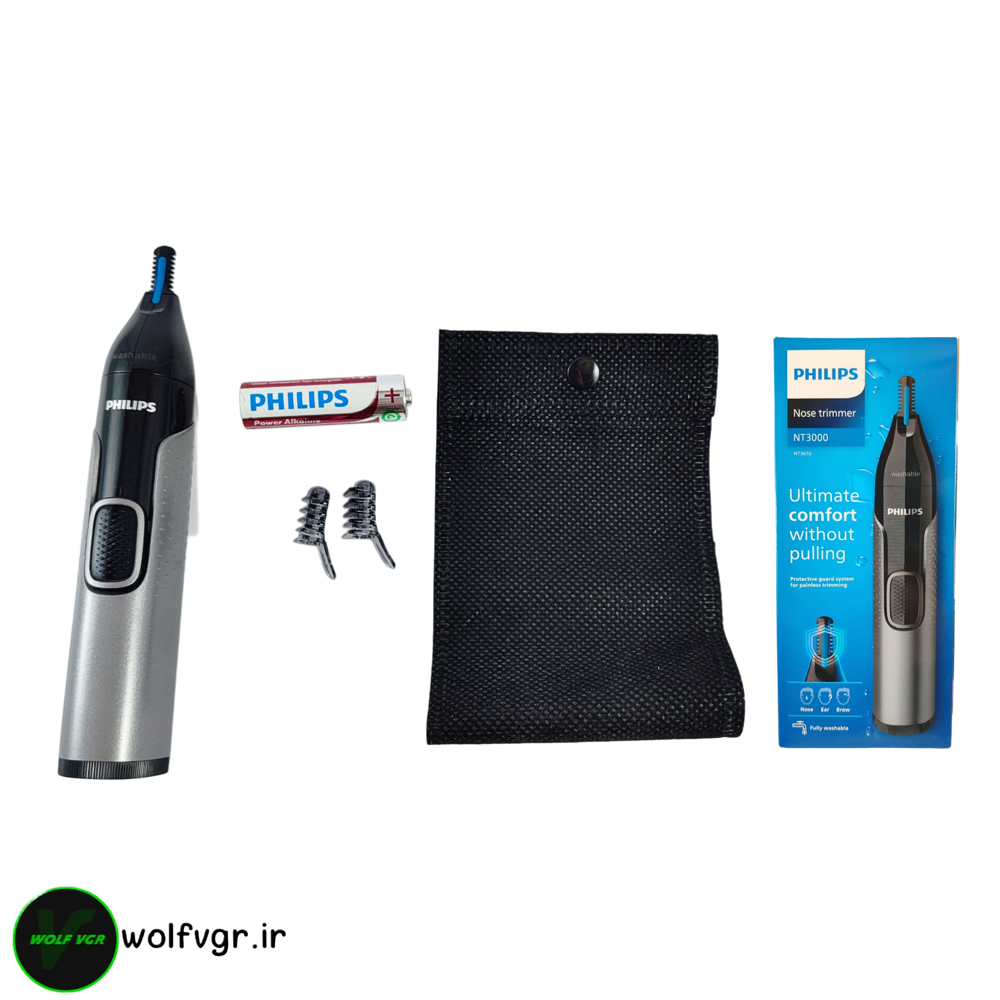 لوازم همراه موزن گوش و بینی فیلیپس اصل NT3650