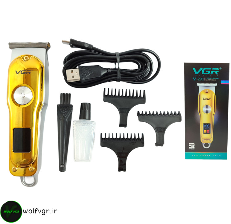 ماشین اصلاح موی سر و صورت وی جی ار مدل v-290