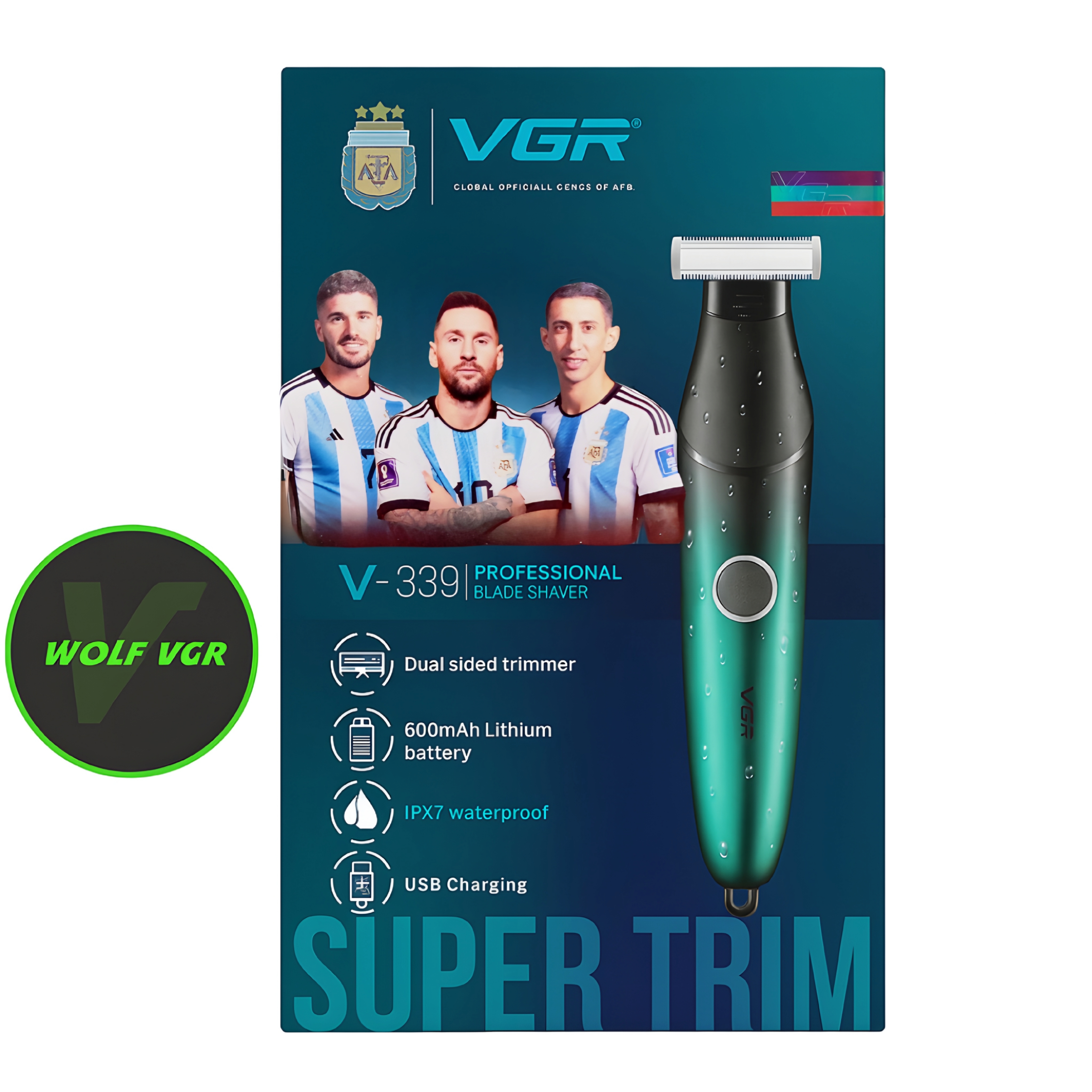 ماشین اصلاح موی صورت و بدن وی جی ار مدل v-339