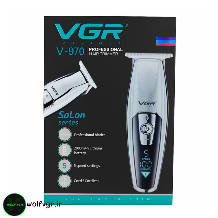 ماشین اصلاح سر و صورت وی جی ار مدل V-970