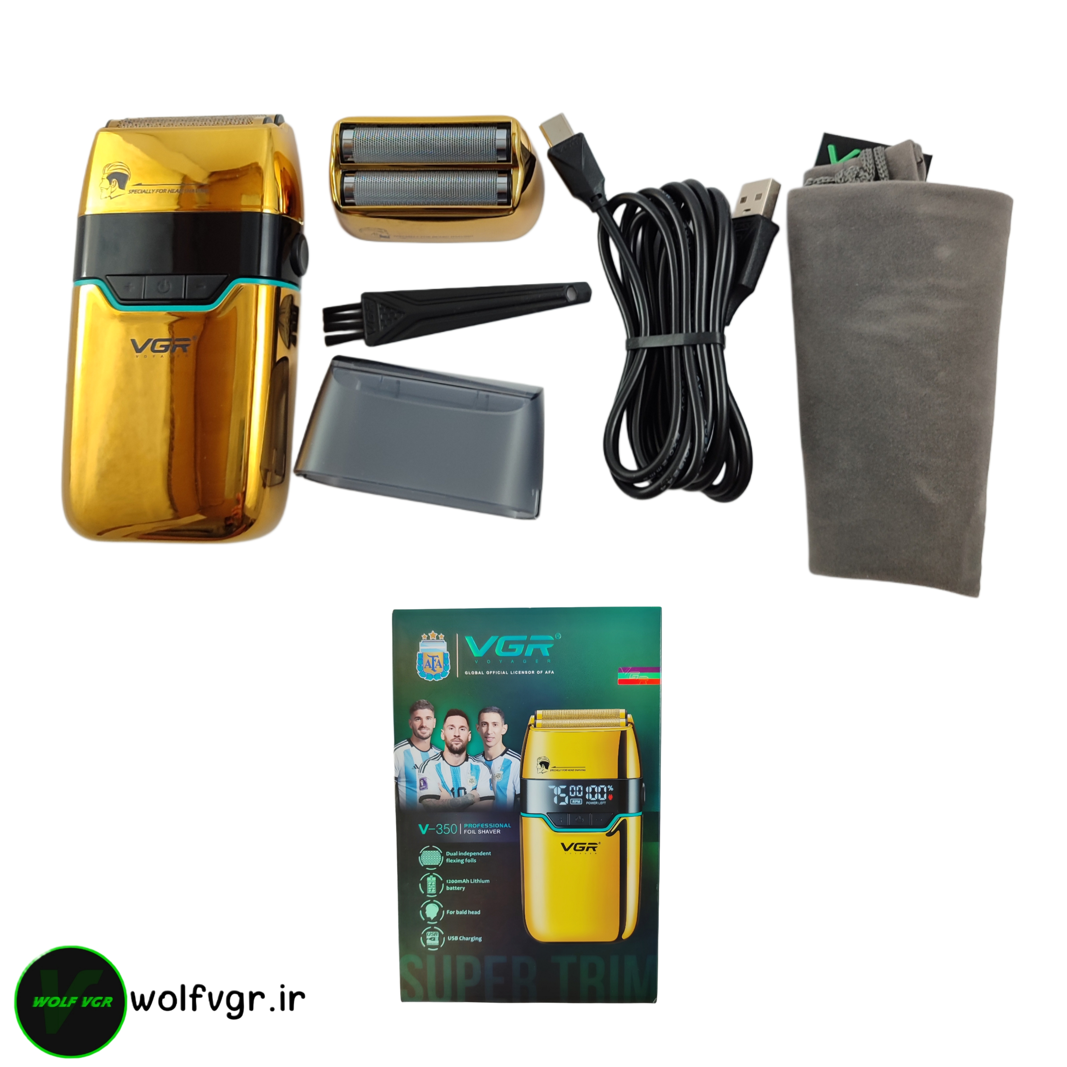 عکس ماشین اصلاح سر و صورت وی جی ار مدل V-350