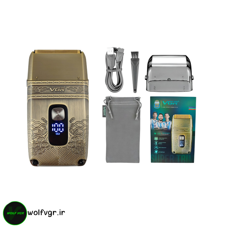 بهترین ماشین اصلاح صورت و سر وی جی آر مدل ۳۳۵