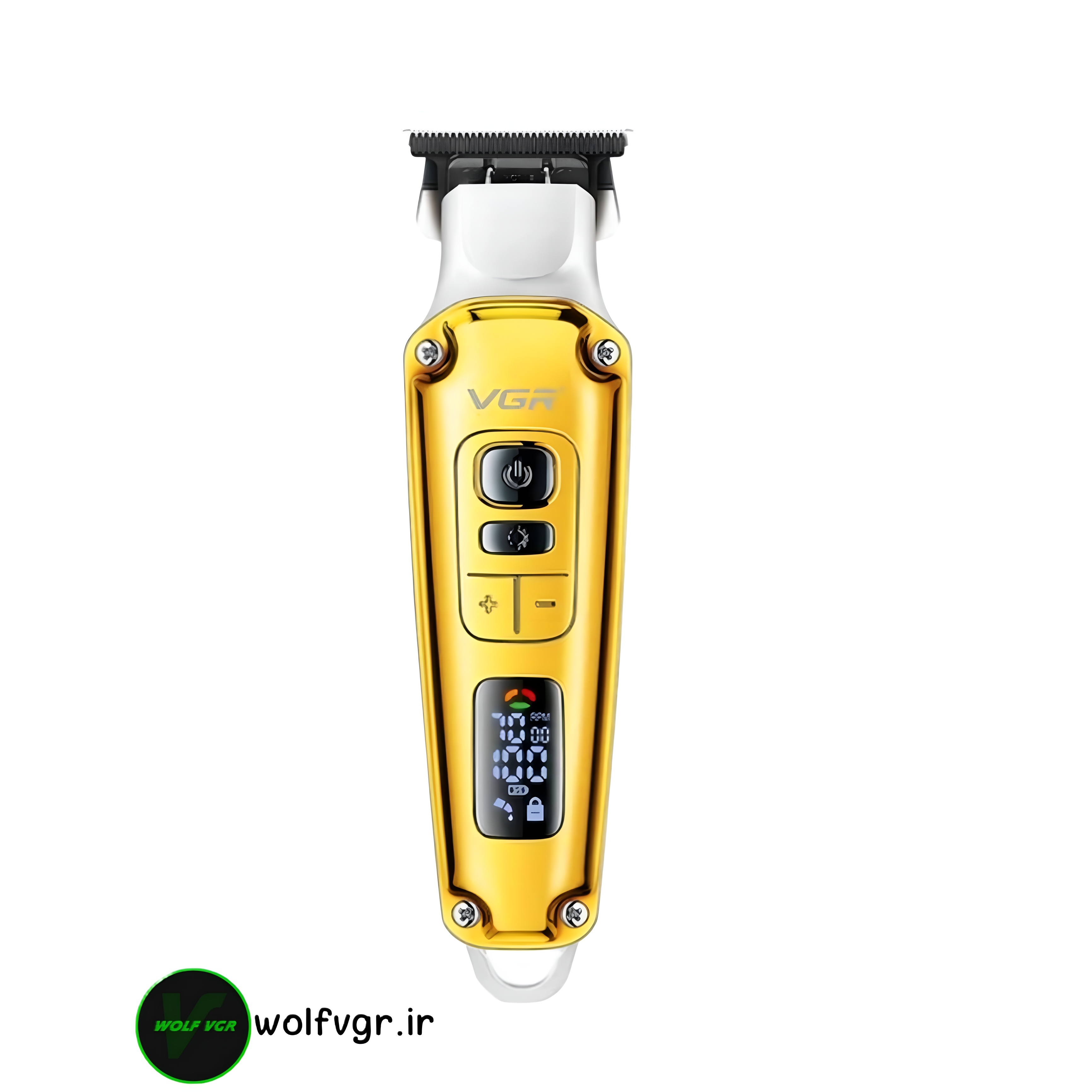 ماشین اصلاح V‑931 وی جی آر با نمایشگر دیجیتال و بدنه فلزی