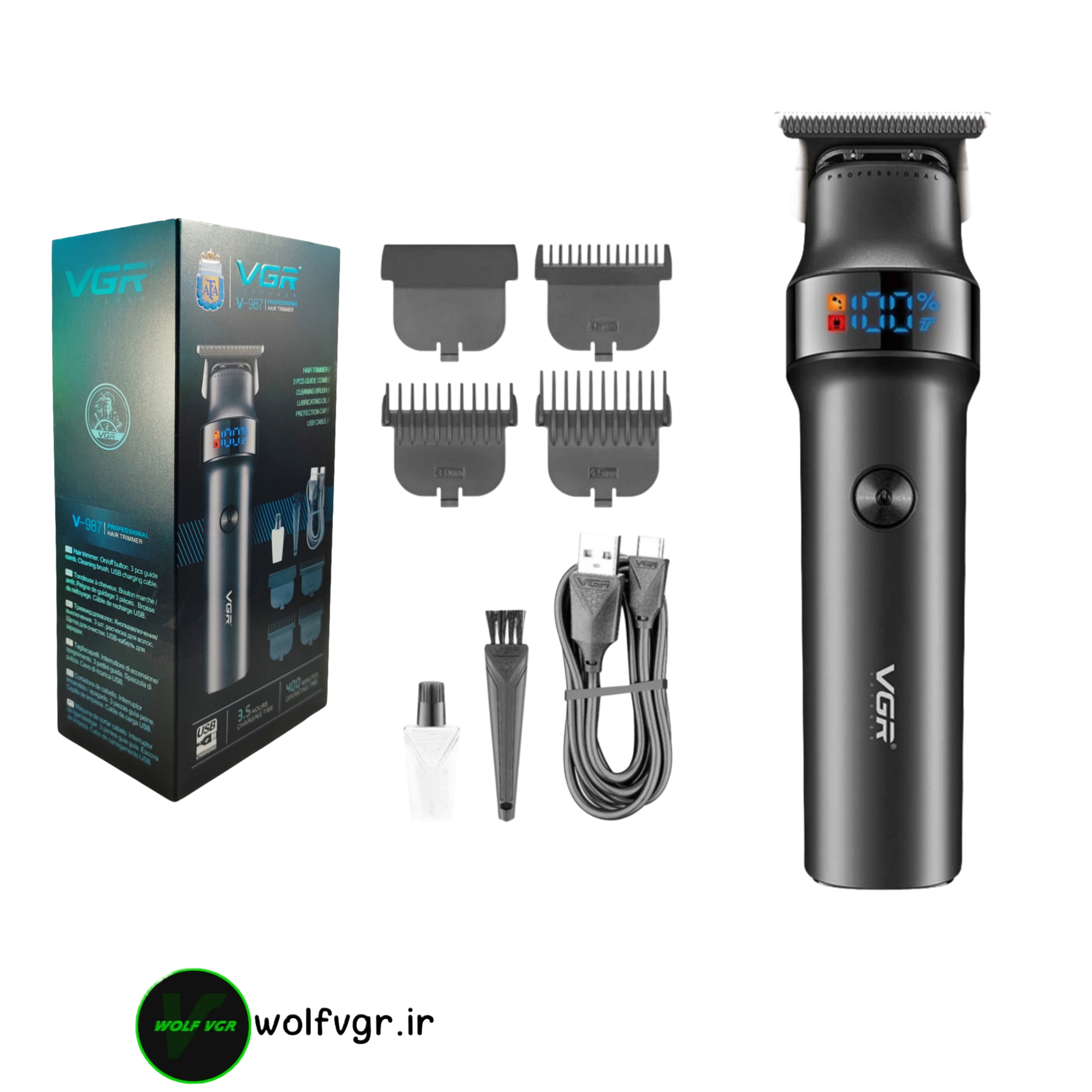 ماشین اصلاح ضد آب وی جی آر V-987