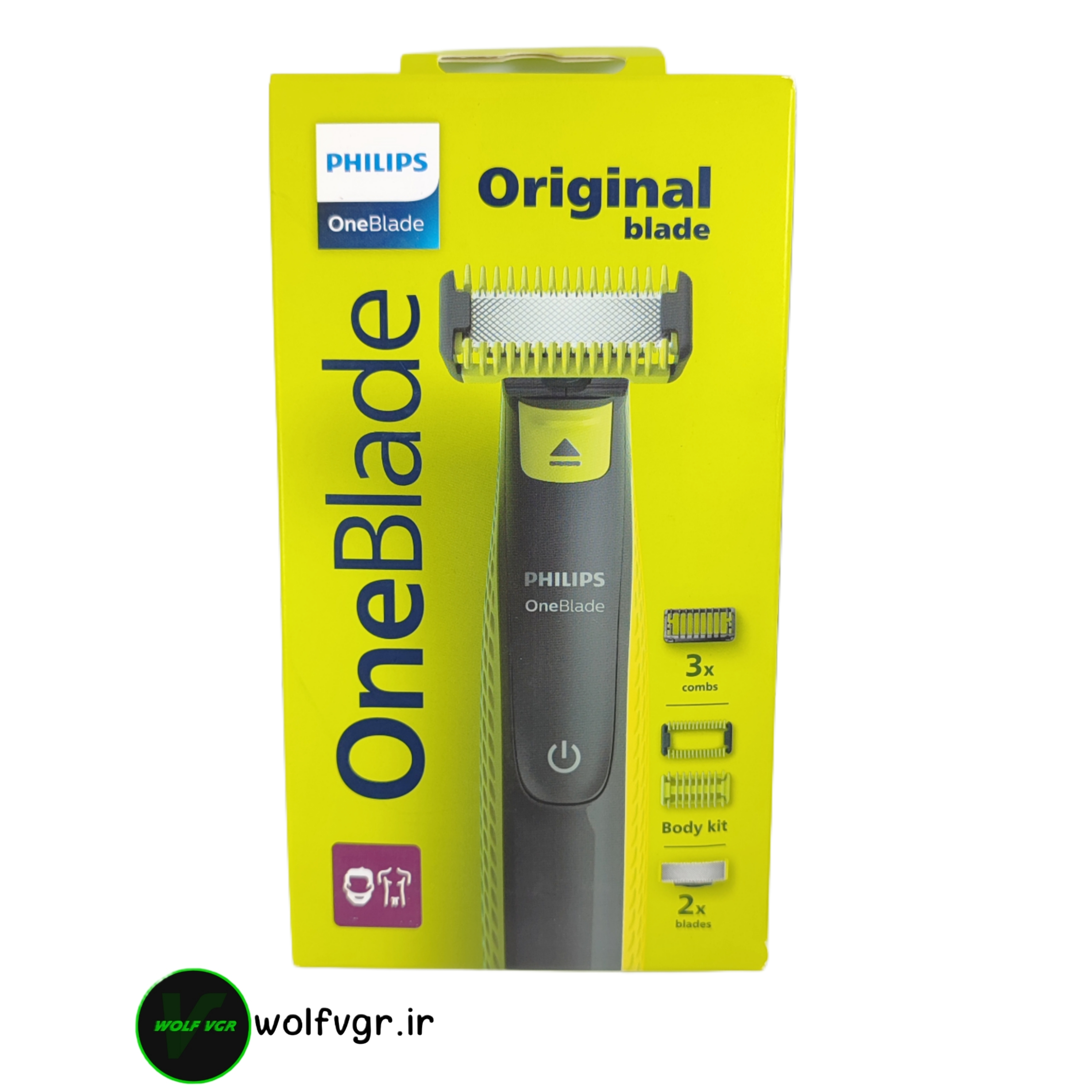 جعبه ماشین اصلاح وان بلید فیلیپس مدل QP2824