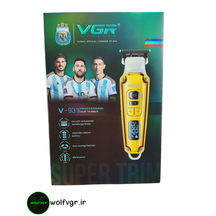 جعبه ماشین اصلاح وی جی ار مدل ۹۳۱