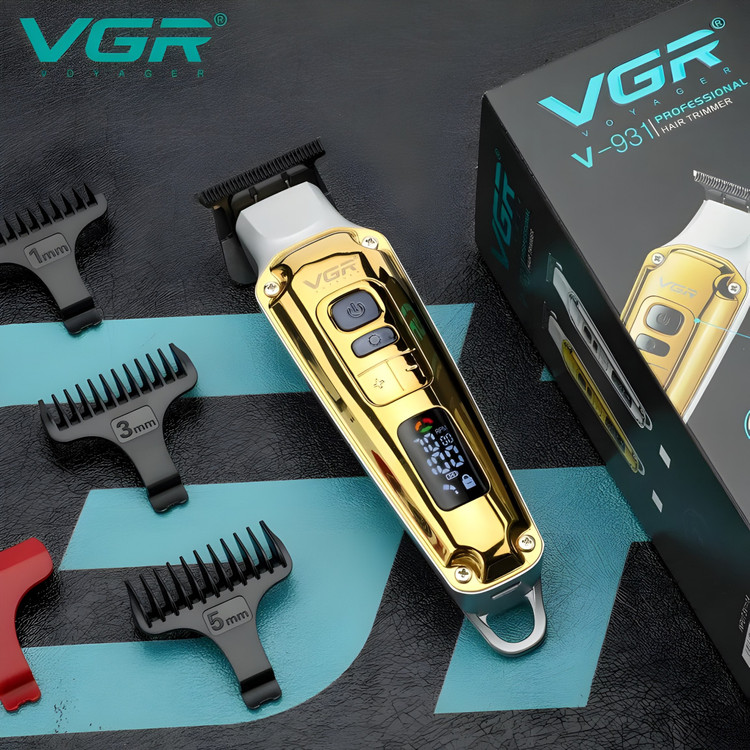 عکس کامل از شانه و ماشین اصلاح و جعبه وی جی آر ۹۳۱