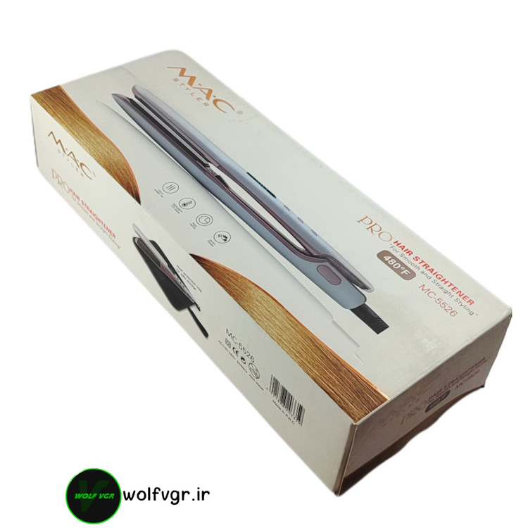 نمای جعبه اتو مو مک استایلر مدل MC-5526