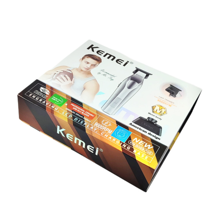 kemei 3023 trimmer shaving machine box