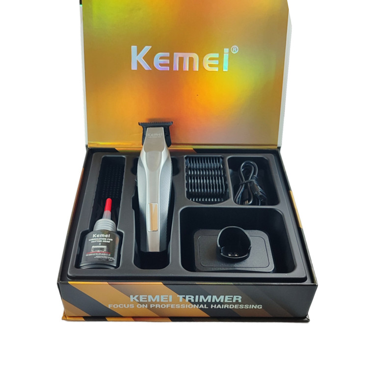 kemei 3023 trimmer with accessories